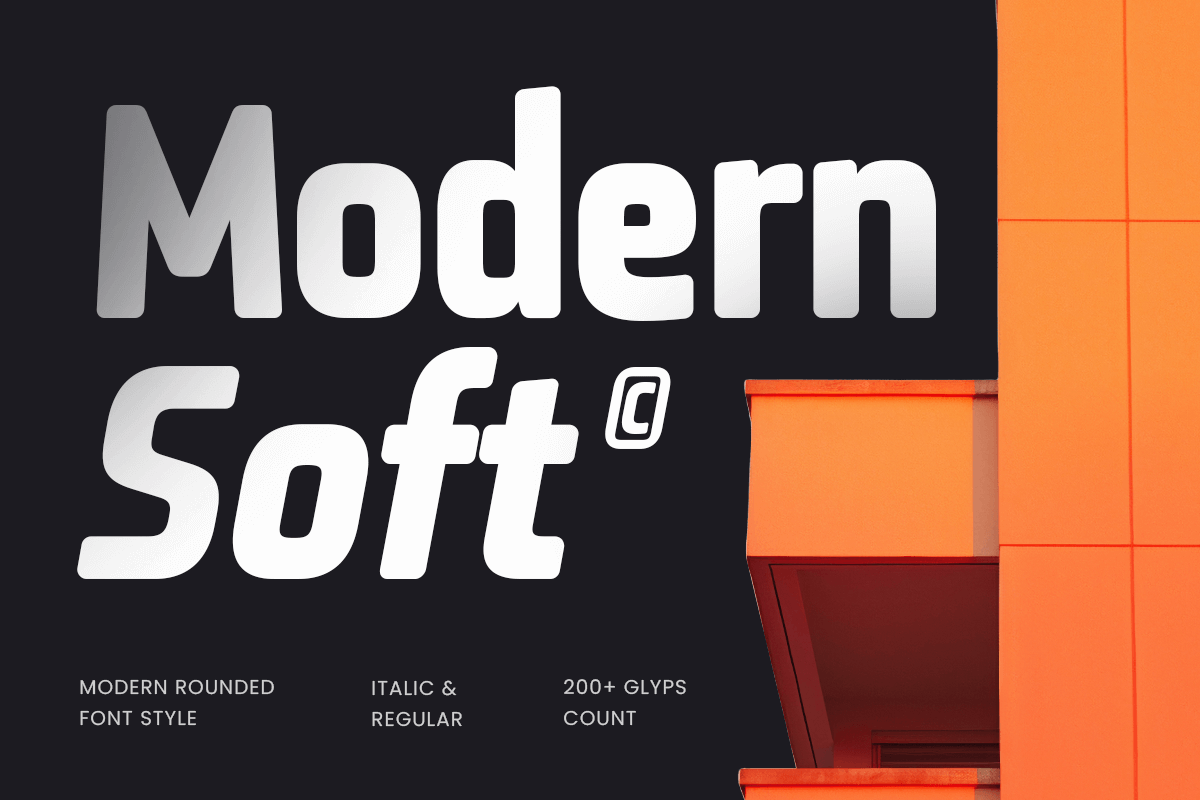 Modern Soft - Modern Rounded Font – Sensatype Studio