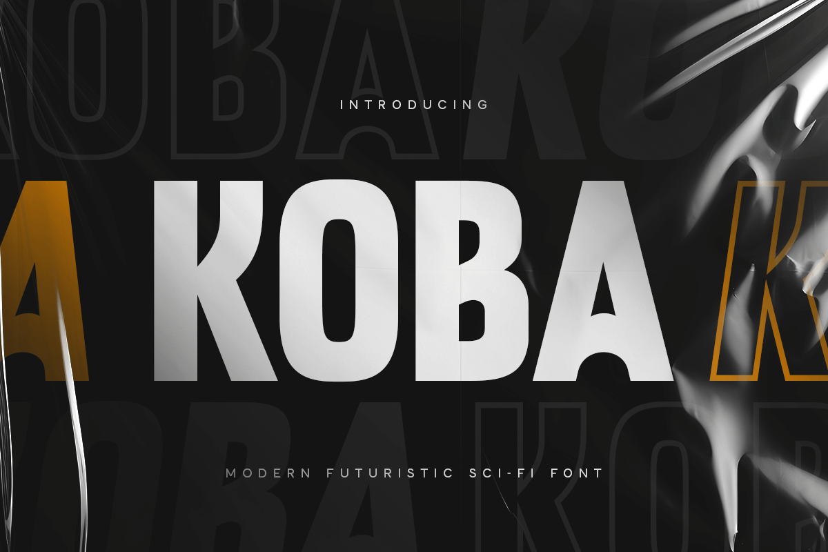 Koba - Modern Futuristic Sci-fi Font 1.png