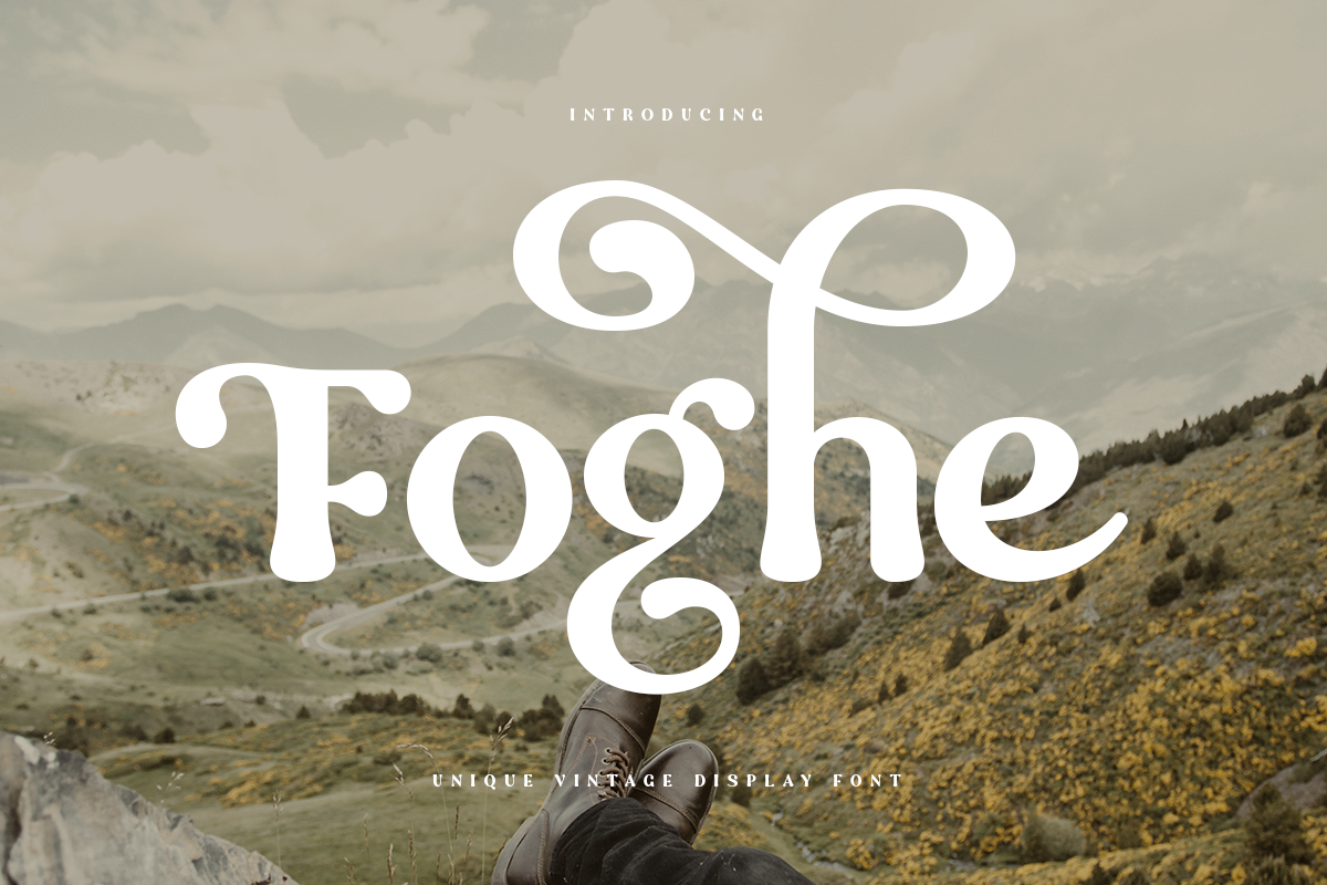 Foghe - Unique Vintage Display Font 1.png