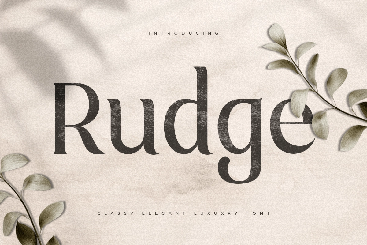 Rudge - Classy Elegant Luxury Font.webp