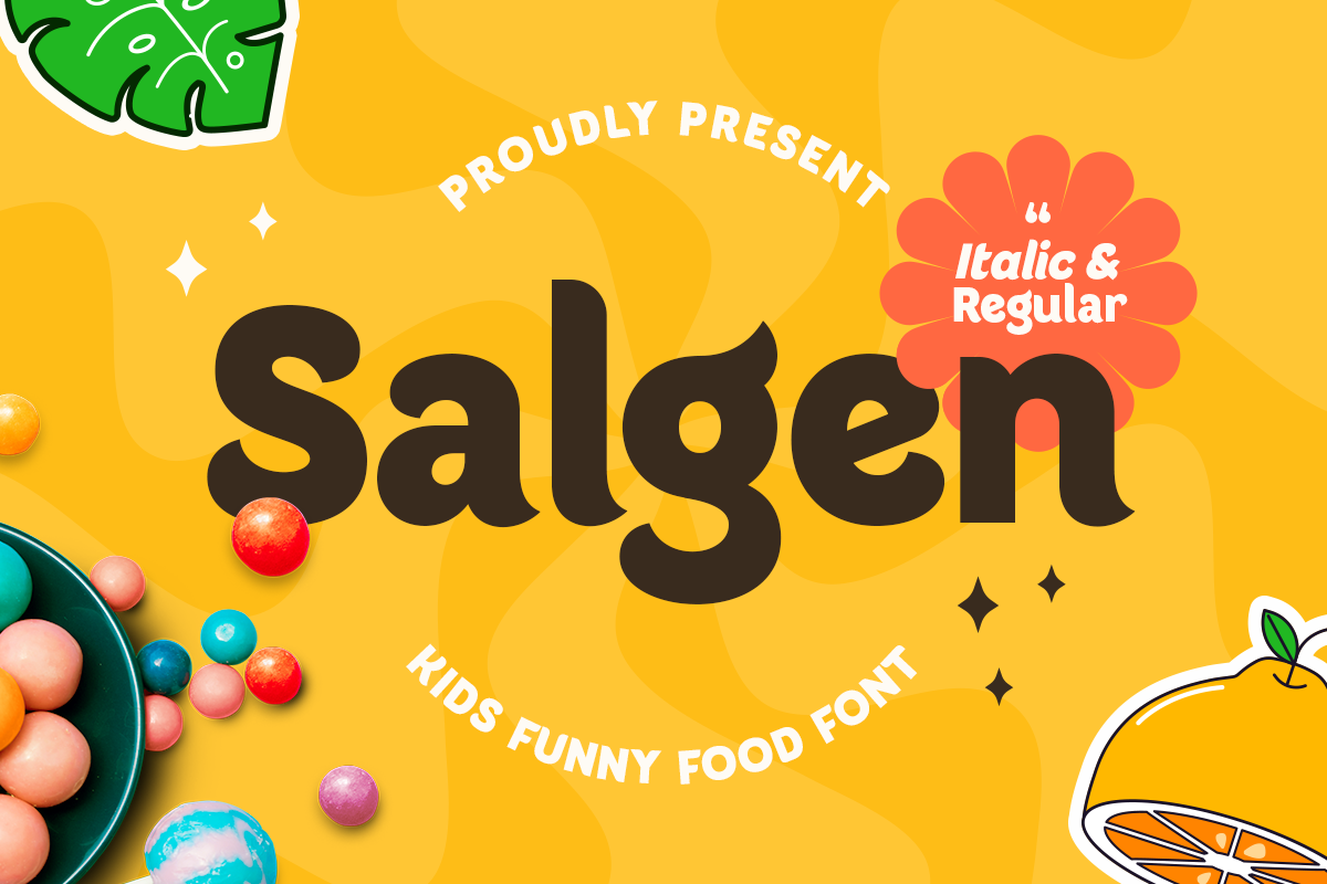 Salgen - Kids Funny Food Font 1.png