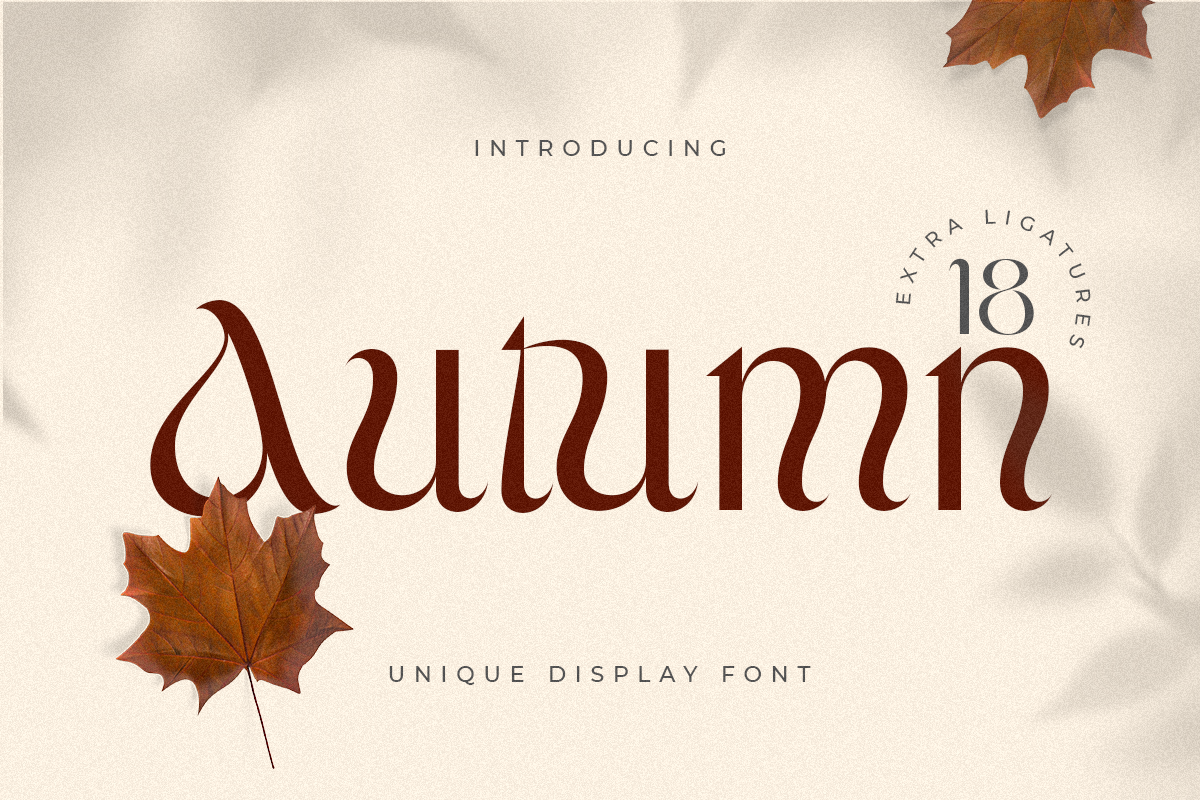 Autumn - Unique Display Font 1.png