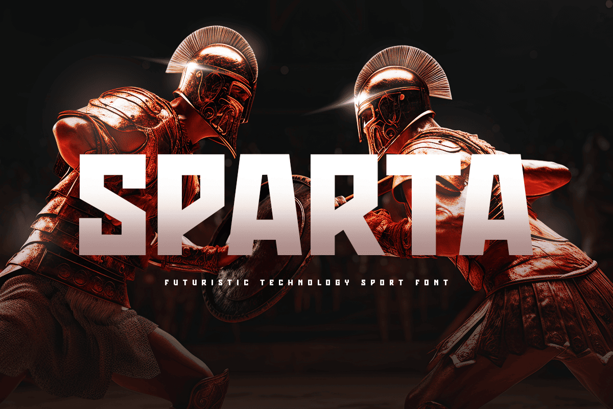 SPARTA - Futuristic Technology Sport Font 1.png