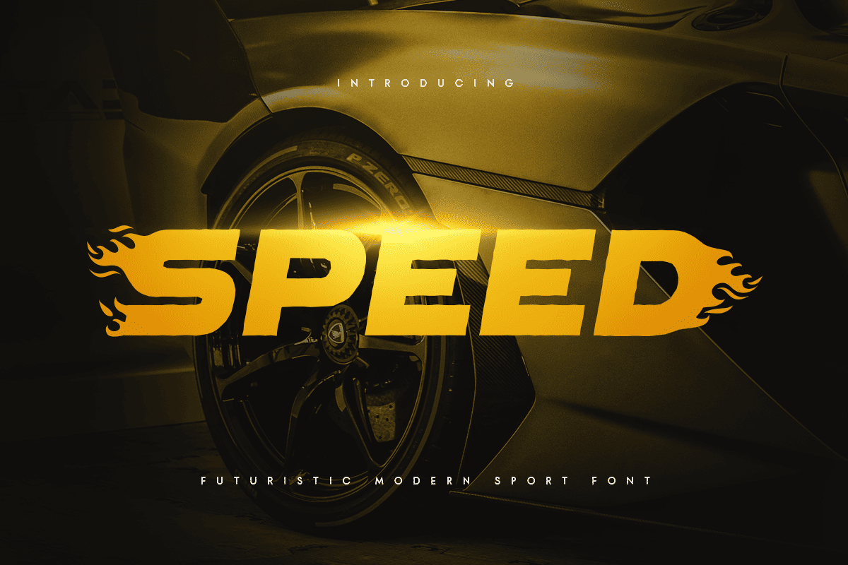 Speed - Futuristic Modern Sport Font 1.png