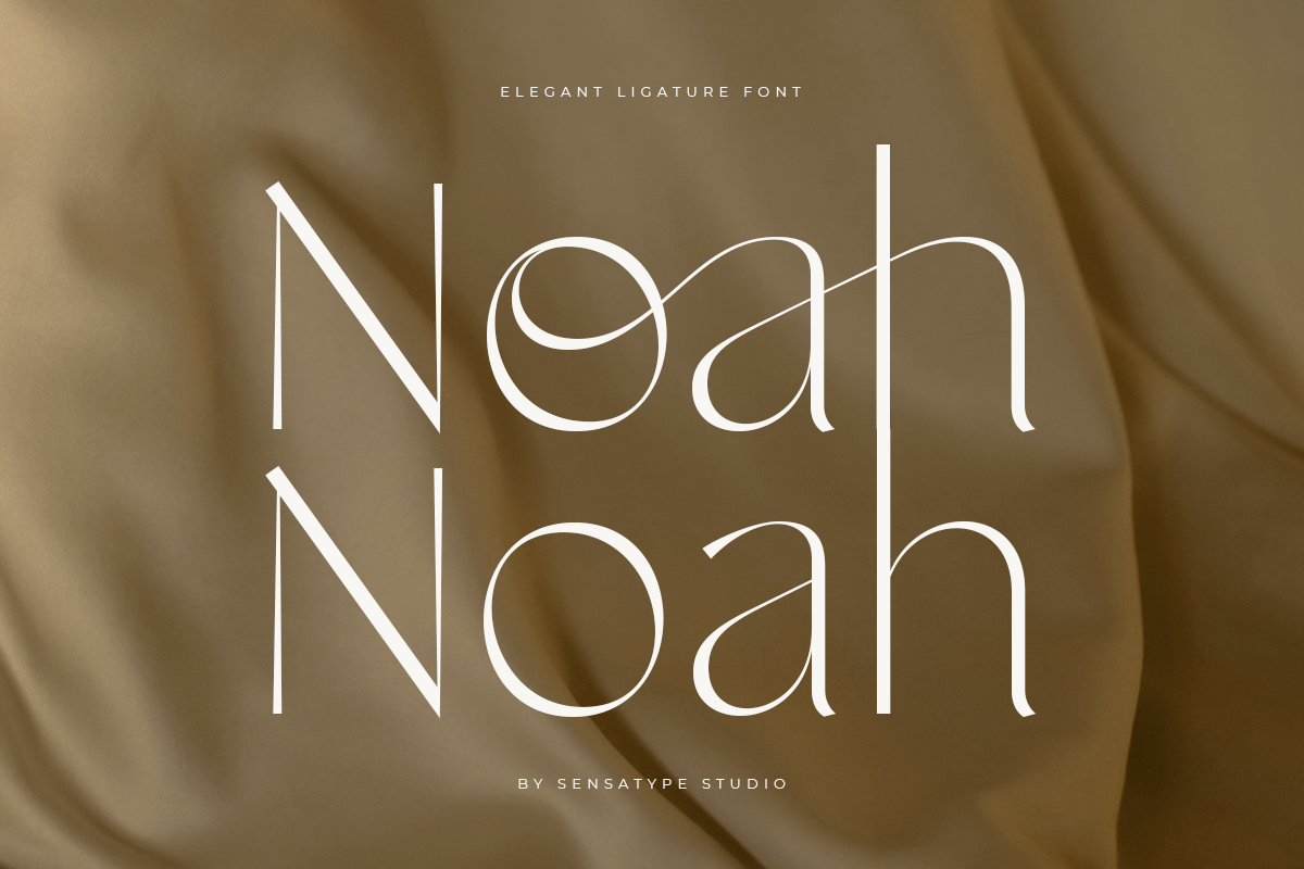Noah - Elegant Ligature Font 1.png
