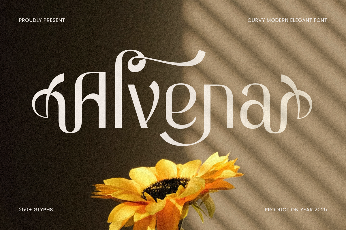 Alvena - Curvy Modern Elegant Font 1.png