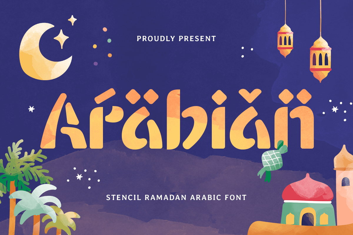 Arabian - Stencil Ramadan Arabic Font 1.png