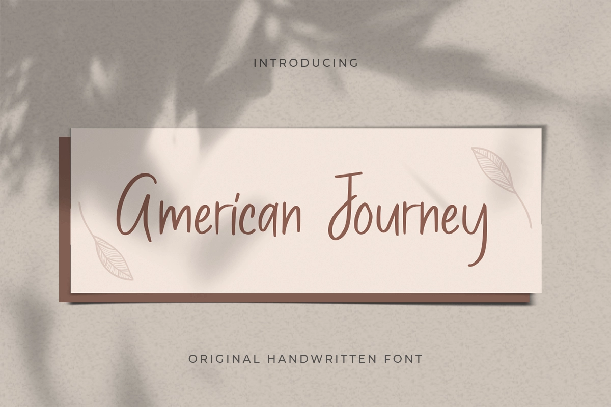 American Journey - Original Handwritten Font.webp
