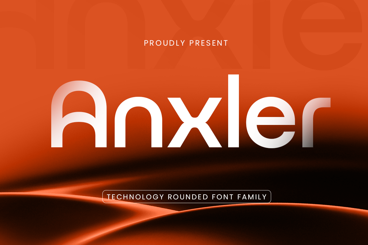 Anxler - Technology Rounded Font Family 1.png