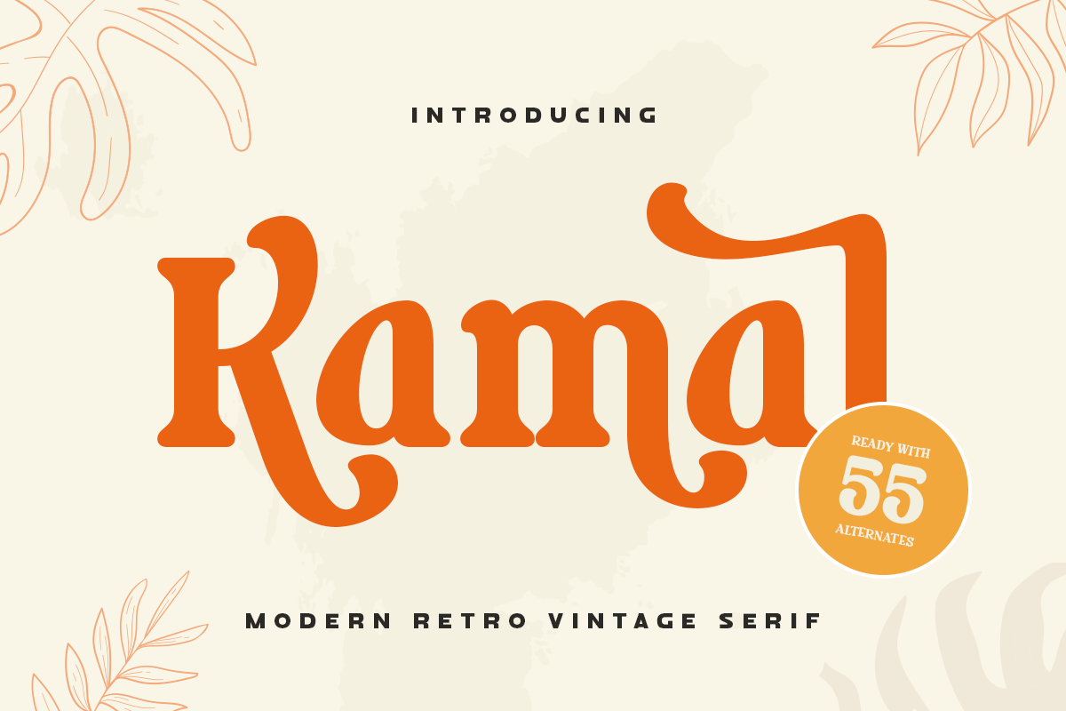 Kamal - Modern Retro Vintage Serif 1.png
