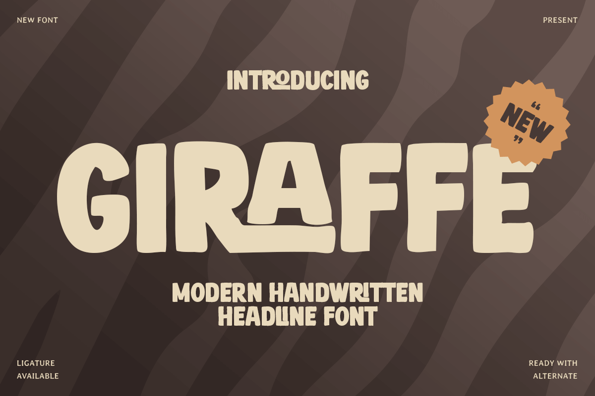 Giraffe - Modern Handwritten Headline Font 1.png