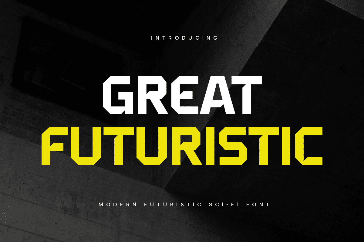 Great Futuristic - Modern Futuristic Scifi Font 1.png