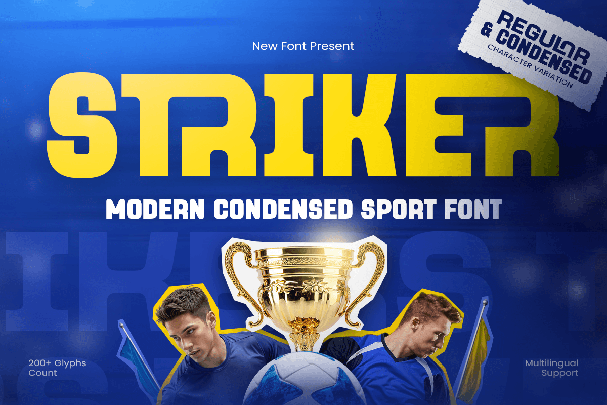 STRIKER - Modern Condensed Sport Font 1.png