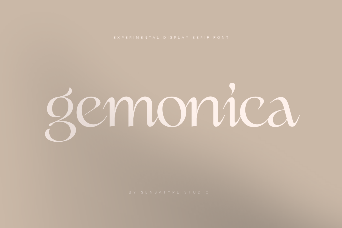 gemonica - Experimental Display Serif Font 1.png