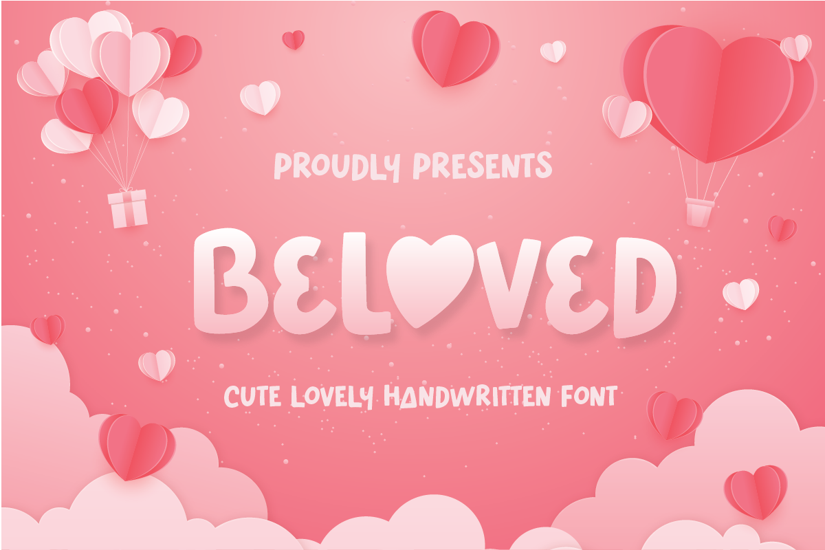 Beloved - Cute Lovely Valentine k-pop font-01.png