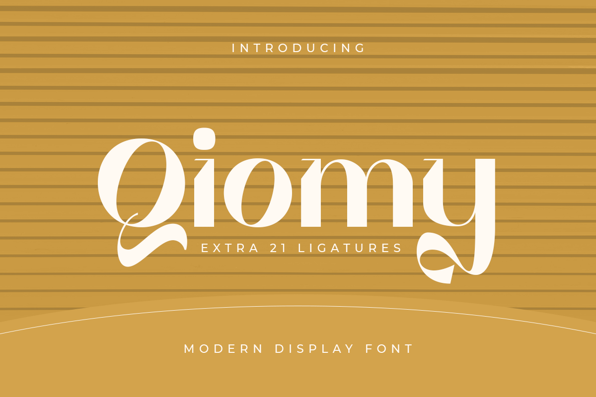 Qiomy - Modern Display Font 1.png